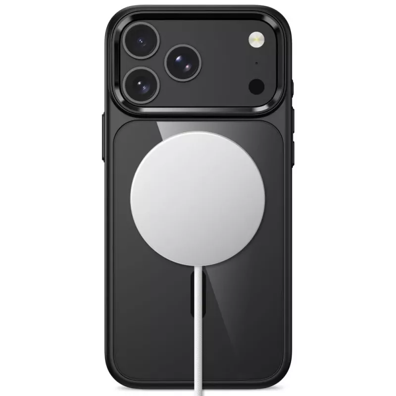 Tech-Protect Magmat capa MagSafe para iPhone 17 Pro / 18 Pro preto/transparente