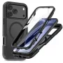 Tech-Protect Defense capa MagSafe para iPhone 17 Pro Max / 18 Pro Max, preto mate