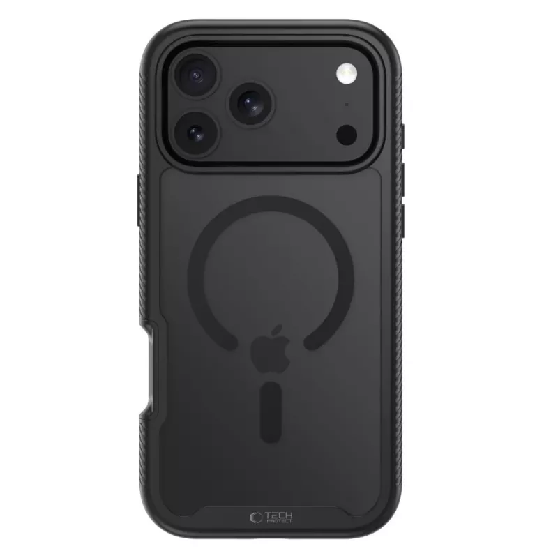 Tech-Protect Defense capa MagSafe para iPhone 17 Pro Max / 18 Pro Max, preto mate