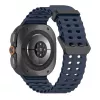 Tech-Protect Iconband Pro Bracelete de silicone para Samsung Galaxy Watch Ultra 1/2 47mm Azul