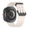 Tech-Protect Iconband Pro Bracelete para Samsung Galaxy Watch Ultra 1/2 47mm Starlight Fluorelastómero Bracelete desportivo