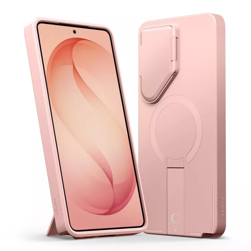 TECH-PROTECT Kevlar Aura Capa MagSafe para Samsung Galaxy S26 Ultra - Rosa