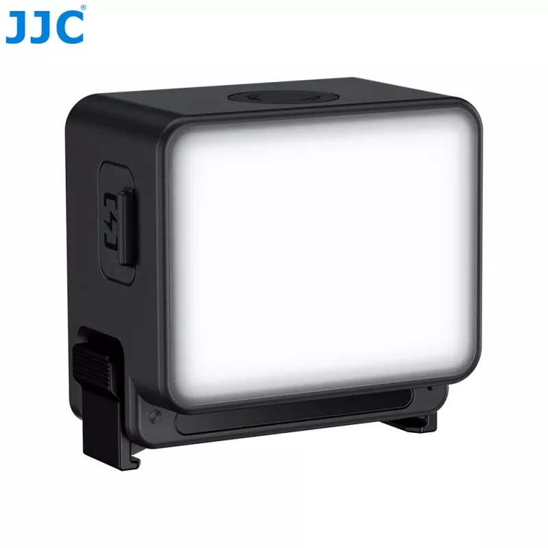 JJC LED-Nano Luz de vídeo LED para DJI Osmo Action 6 / Osmo Nano, 6500K, 500mAh, USB-C, IPX5