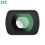 JJC Objetiva grande angular 0,72x para DJI Osmo Pocket 3 / 4, suporte magnético, vidro ótico multicamadas, Preto