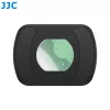 JJC Objetiva grande angular 0,72x para DJI Osmo Pocket 3 / 4, suporte magnético, vidro ótico multicamadas, Preto