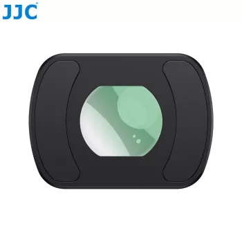 JJC Objetiva grande angular 0,72x para DJI Osmo Pocket 3 / 4, suporte magnético, vidro ótico multicamadas, Preto
