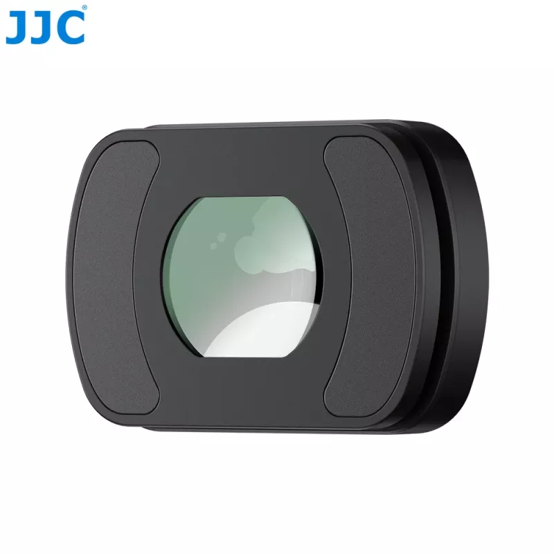 JJC Objetiva grande angular 0,72x para DJI Osmo Pocket 3 / 4, suporte magnético, vidro ótico multicamadas, Preto