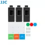 JJC Pack de 3 frascos de armazenamento de produtos químicos HDPE de 1L para fotografia em câmara escura