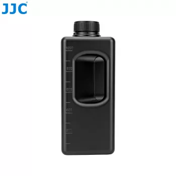 JJC Pack de 3 frascos de armazenamento de produtos químicos HDPE de 1L para fotografia em câmara escura