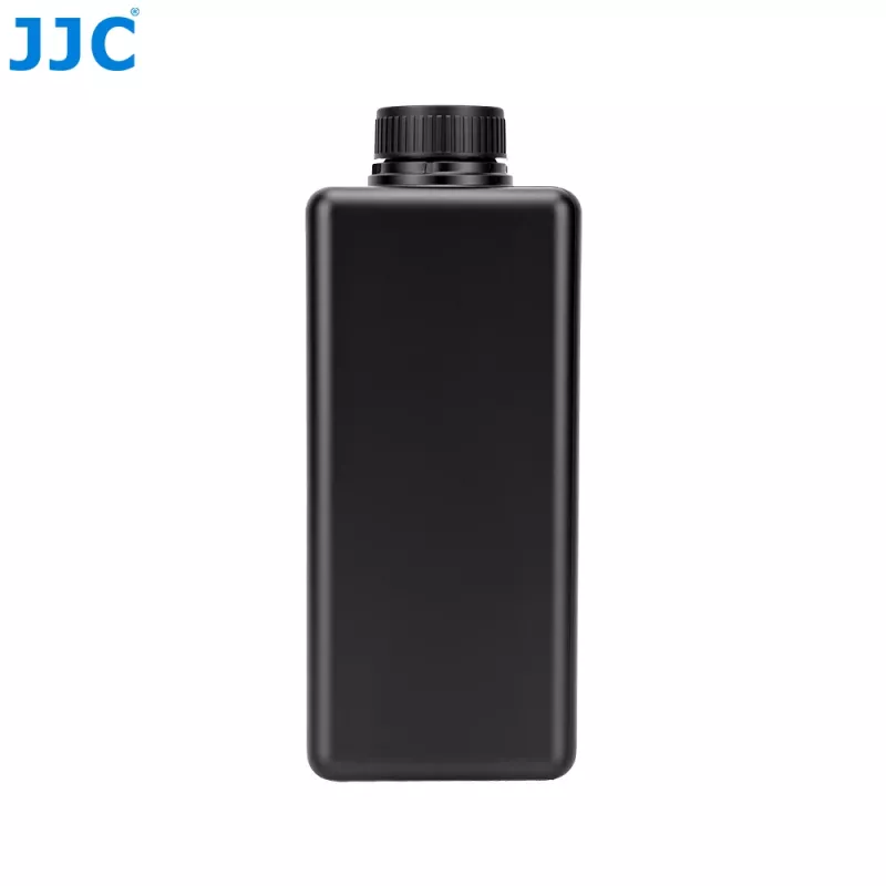 JJC Pack de 3 frascos de armazenamento de produtos químicos HDPE de 1L para fotografia em câmara escura
