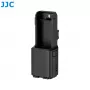 JJC PC-OP4H Capa protetora magnética 2 em 1 e suporte para DJI Osmo Pocket 3 / 4, Preto