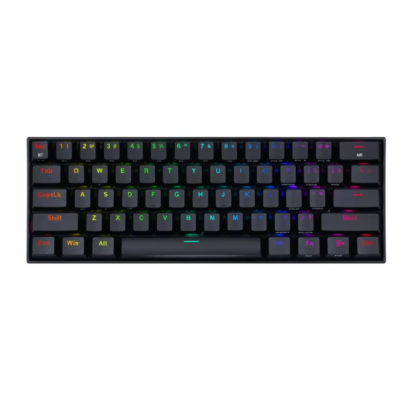 REDRAGON DRACONIC PRO Teclado gaming mecânico 61 teclas RGB Bluetooth 5.0 - Preto