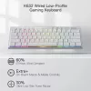 Redragon K632 HORUS Teclado gaming com fio 60% RGB - Branco