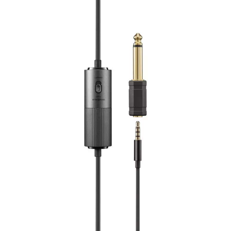 Godox LMS-60C Microfone lavalier 6m microfone de lapela omnidirecional eletreto condensador para smartphones, DSLRs e câmaras