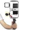 Godox VK1-UC Kit de vlogging com microfone USB-C, luz LED e tripé para smartphones