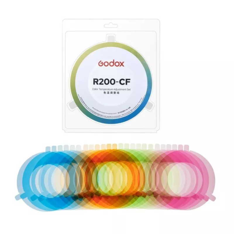 Godox R200-CF Conjunto de cores para flash anelar R200