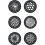 Conjunto de gobos Godox GP GS2 para adaptador de projeção GP (6 padrões)