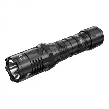 Lanterna tática Nitecore NT-P20I-UV com luz UV, 1800 lúmenes, recarregável USB-C, IP68, preta