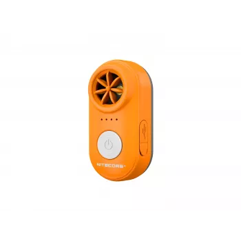 Apito eletrónico de emergência Nitecore NWE10 120 dB IP67 laranja