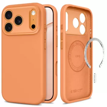 Capa TECH-PROTECT UNIQ MagSafe CC para iPhone 17 Pro Max / 18 Pro Max - Cosmic Orange