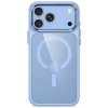 Capa transparente Tech-Protect Magmat MagSafe para iPhone 17 Pro Max / 18 Pro Max - azul-claro/transparente