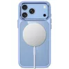 Capa transparente Tech-Protect Magmat MagSafe para iPhone 17 Pro Max / 18 Pro Max - azul-claro/transparente