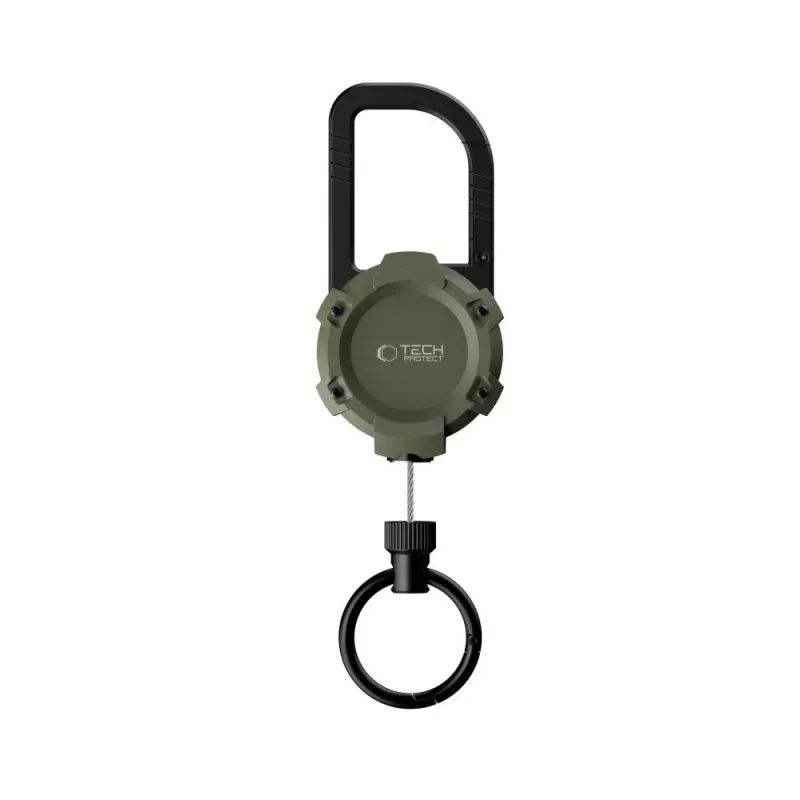 Suporte antifurto TECH-PROTECT ATH03 Urbanloop para Apple AirTag, verde militar