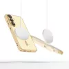 Tech-Protect Magflex Capa MagSafe Samsung Galaxy S25 Edge Dourado Brilhante