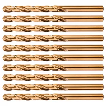NEO TOOLS Broca HSS-Co 7,0 mm para Metal, Pack de 10 (DIN 338, Afiação em Cruz, 135°)