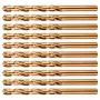 NEO TOOLS Broca HSS-Co 7,0 mm para Metal, Pack de 10 (DIN 338, Afiação em Cruz, 135°)