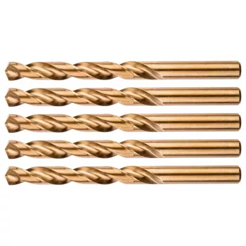 NEO TOOLS Broca Helicoidal HSS-Co Cobalto 10,5 mm, Pack de 5