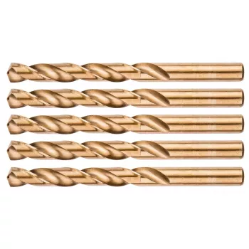 NEO TOOLS Broca Helicoidal HSS-Co Cobalto para Metal, 12,0 mm, Pack de 5 (DIN 338, Ângulo de Ponta 135°)