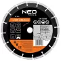 NEO TOOLS Disco de Corte Diamantado com Segmentos Soldados a Laser 230 mm para Betão e Pedra, Furo 22,2 mm