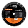 NEO TOOLS Disco de Corte Diamantado com Segmentos Soldados a Laser 350 mm, Furo 25,4 mm, para Betão, Asfalto, Pedra