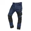 NEO TOOLS Calças de Trabalho DENIM com Reforços Oxford, Azul-Marinho, Tamanho M