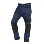 NEO TOOLS Calças de Trabalho DENIM com Reforços Oxford, Azul-Marinho, Tamanho M