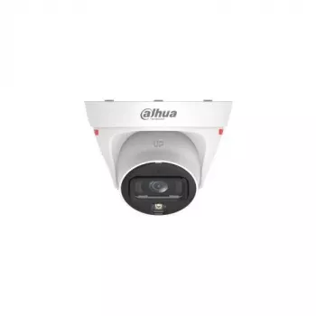 Câmara de rede turret Dahua IPC-HDW1439T1-A-LED-0280B-PRO 4MP Full-Colour Warm LED com microfone incorporado, distância focal fixa de 2,8mm, IP67, PoE