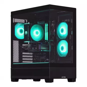 PC gaming ACN Actina View 7500F - AMD Ryzen 5 7500F, 16GB DDR5, 500GB NVMe SSD, Radeon RX 7600 XT 16GB, fonte de alimentação 650W, sem sistema operativo