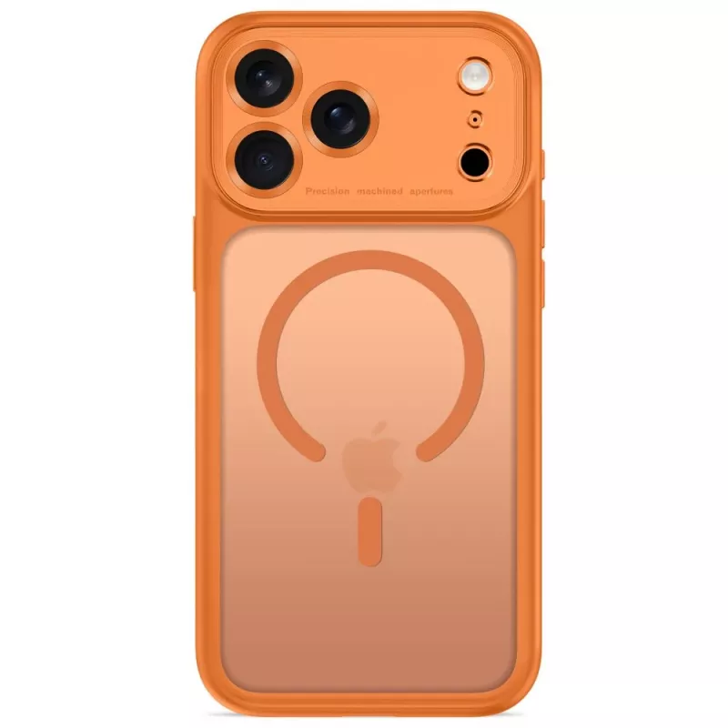 Capa MagSafe MagPeak TECH-PROTECT para iPhone 17 Pro / 18 Pro - Cosmic Orange mate