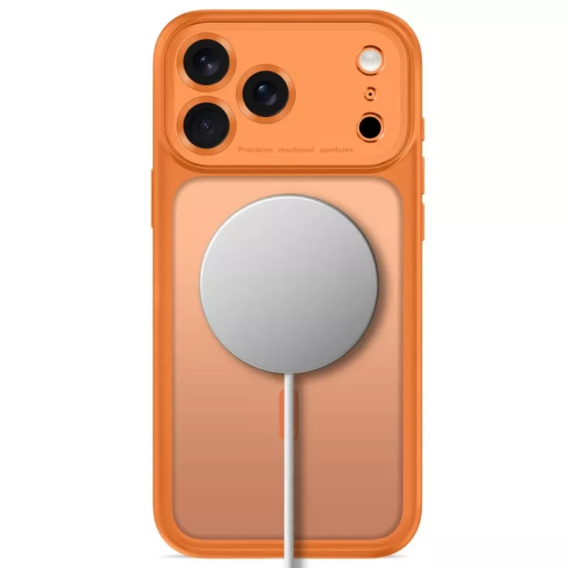 Capa MagSafe MagPeak TECH-PROTECT para iPhone 17 Pro Max / 18 Pro Max, Cosmic Orange mate