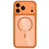 Capa transparente MagSafe MagPeak TECH-PROTECT para iPhone 17 Pro / 18 Pro - Cosmic Orange