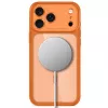Capa transparente MagSafe MagPeak TECH-PROTECT para iPhone 17 Pro / 18 Pro - Cosmic Orange