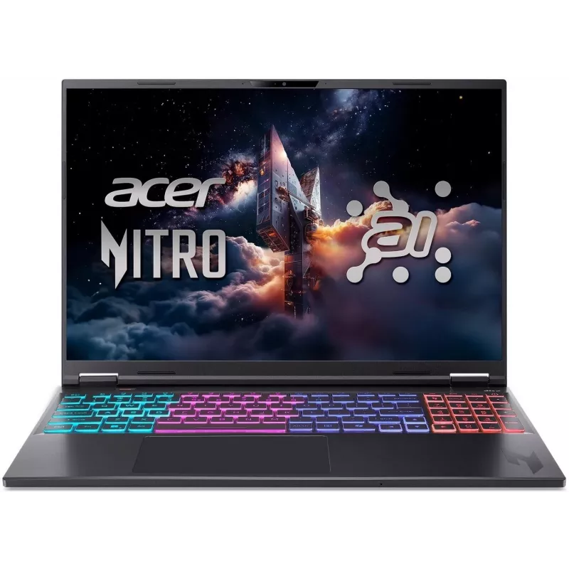 Portátil gaming Acer Nitro 16S AI 16 polegadas QHD 165Hz Ryzen AI 9 365 32GB RAM 1.5TB SSD RTX 5070Ti Windows 11 Pro