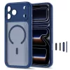 Capa MagSafe MagPeak TECH-PROTECT para iPhone 17 Pro / 18 Pro - azul-escuro mate