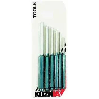 Conjunto de 6 punções KUŹNIA (4-10 mm) – aço temperado, punho serrilhado, caixa de arrumação