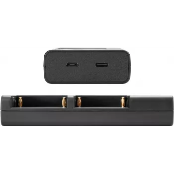 Newell DL-USB-C carregador duplo para baterias NP-F550/770/970 (NL2120)