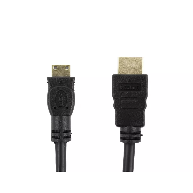 Cabo Accura HDMI para Mini HDMI 1,8m 4K High Speed com Ethernet preto