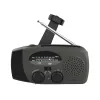 Rádio de expedição TRACER EXPLORER PRO com painel solar, manivela, banda meteorológica NOAA, AM/FM, lanterna LED e powerbank USB