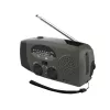 Rádio de expedição TRACER EXPLORER PRO com painel solar, manivela, banda meteorológica NOAA, AM/FM, lanterna LED e powerbank USB