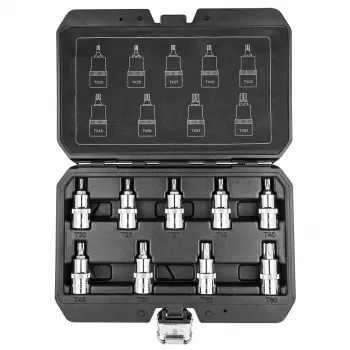 NEO TOOLS Pontas Torx em chave de caixa 55 mm, conjunto de 9